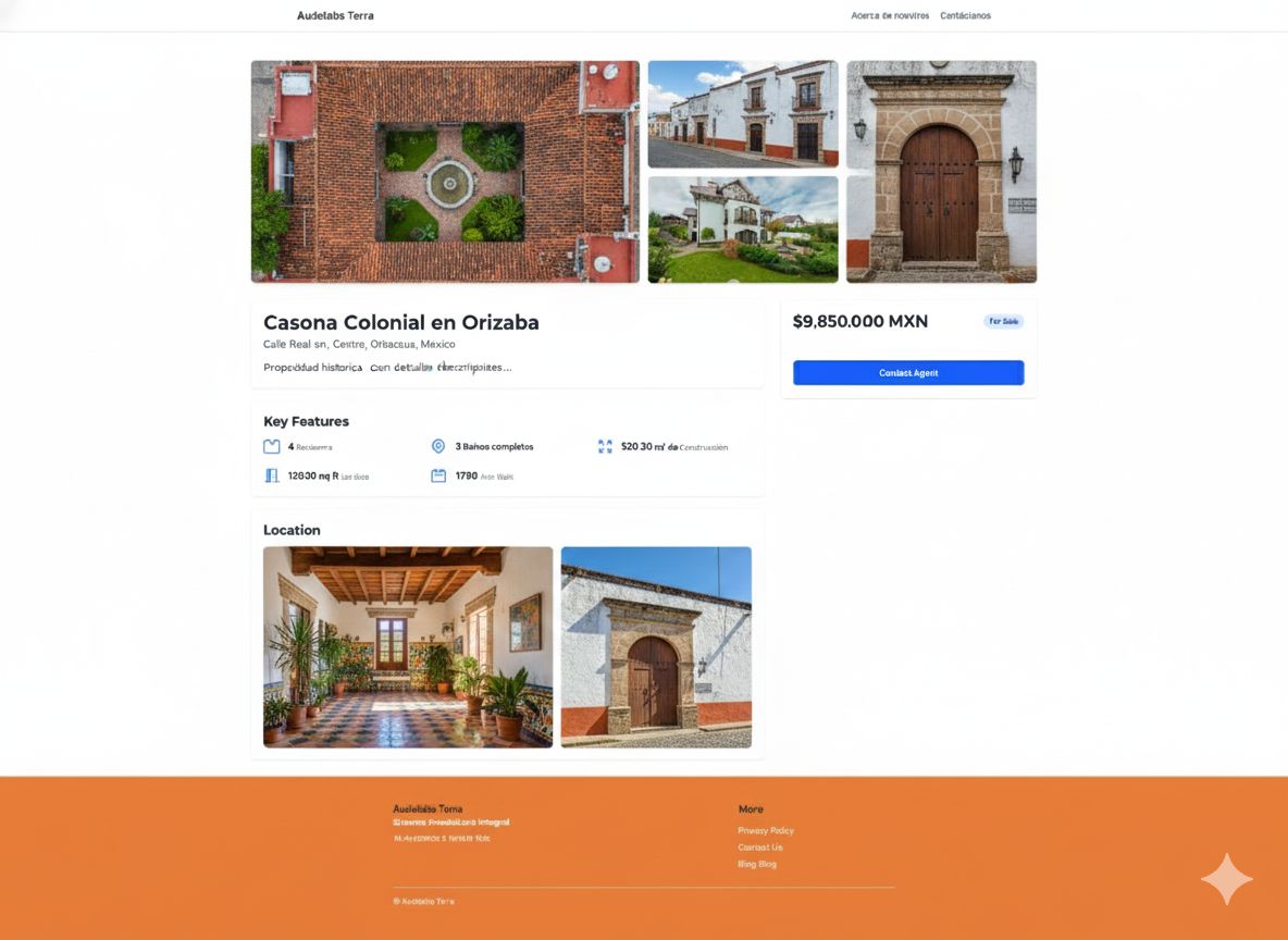 Gestión centralizada de propiedades inmobiliarias